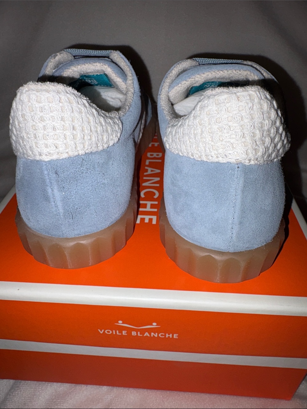 NWT VOILE BLANCHE INES Sneaker in Cloud Grey - Picture 11 of 15